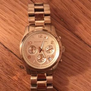 Gold Michael Kors wristwatch